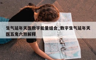 生气延年天医数字能量组合_数字生气延年天医五鬼六煞解释