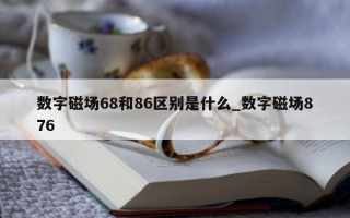 数字磁场 68 和 86 区别是什么_数字磁场 876