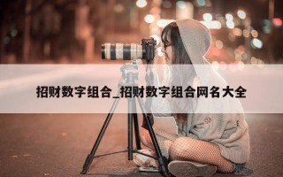 招财数字组合_招财数字组合网名大全