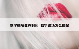 数字磁场生克制化_数字磁场怎么搭配