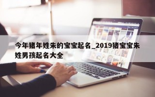 今年猪年姓朱的宝宝起名_2019 猪宝宝朱姓男孩起名大全