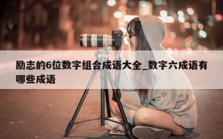 励志的6位数字组合成语大全_数字六成语有哪些成语