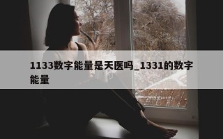 1133 数字能量是天医吗_1331 的数字能量