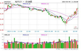 英伟达市值突破 2 万亿美元，AI 浪潮带来产业链机遇，电子板块 2 月累涨近 19%！