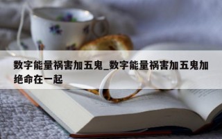 数字能量祸害加五鬼_数字能量祸害加五鬼加绝命在一起