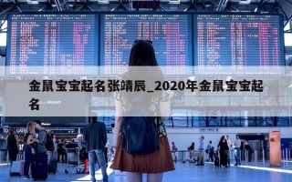 金鼠宝宝起名张靖辰_2020 年金鼠宝宝起名