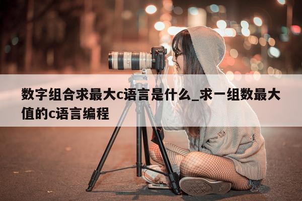 数字组合求最大 c 语言是什么_求一组数最大值的 c 语言编程 - 第 1 张图片 - 新易生活风水网