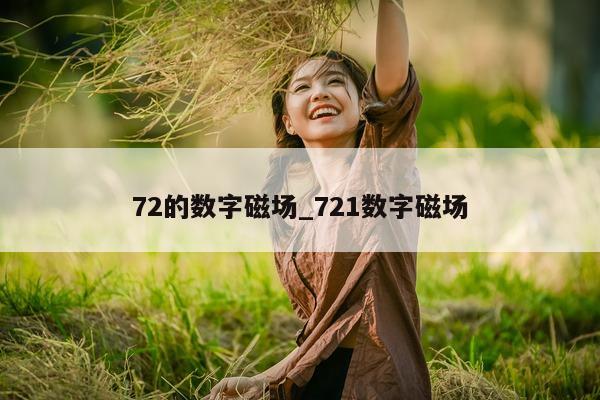 72 的数字磁场_721 数字磁场 - 第 1 张图片 - 新易生活风水网