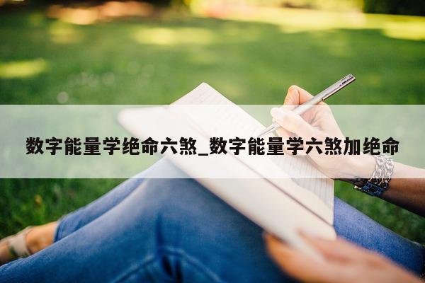 数字能量学绝命六煞_数字能量学六煞加绝命 - 第 1 张图片 - 新易生活风水网