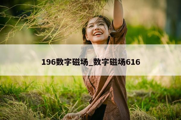 196 数字磁场_数字磁场 616- 第 1 张图片 - 新易生活风水网