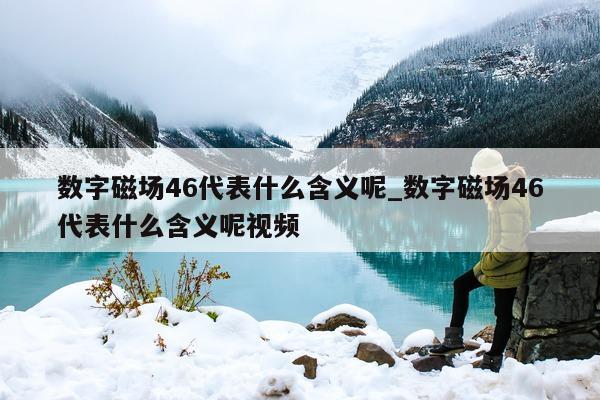 数字磁场 46 代表什么含义呢_数字磁场 46 代表什么含义呢视频 - 第 1 张图片 - 新易生活风水网