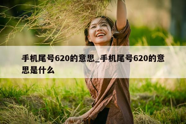 手机尾号 620 的意思_手机尾号 620 的意思是什么 - 第 1 张图片 - 新易生活风水网