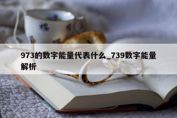 973 的数字能量代表什么_739 数字能量解析 - 第 1 张图片 - 新易生活风水网