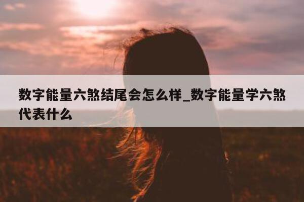 数字能量六煞结尾会怎么样_数字能量学六煞代表什么 - 第 1 张图片 - 新易生活风水网