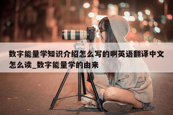 数字能量学知识介绍怎么写的啊英语翻译中文怎么读_数字能量学的由来 - 第 1 张图片 - 新易生活风水网